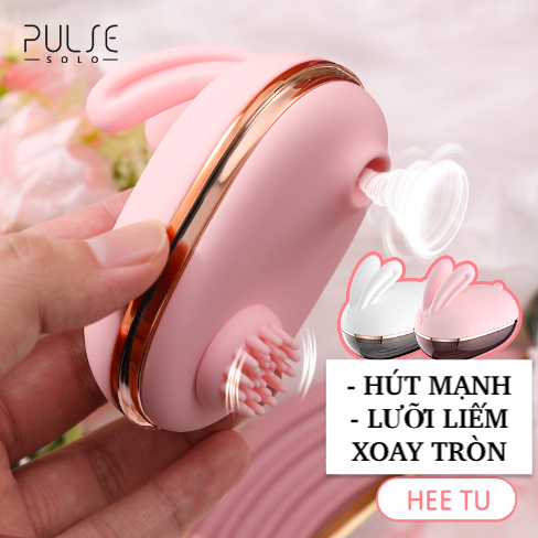 Cửa hàng bán Máy massage lưỡi liếm hình con thỏ Hee Tu Pulse Solo cao cấp Cửa hàng bán Máy massage lưỡi liếm hình con thỏ Hee Tu Pulse Solo cao cấp